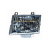 APG All Crash Halogen Manual Adjust Head Lamp Passenger
