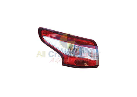 APG All Crash Black Red/Clear Tail Lamp Passenger Side