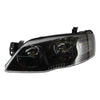 APG All Crash Black Halogen Head Lamp Passenger Side