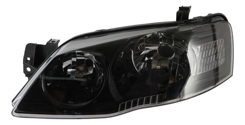 APG All Crash Black Halogen Head Lamp Drivers Side