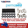 Toyota Mark II JZX110 1JZ-GTE2.5L Permaseal Exhaust Manifold Stud&Gasket Kit