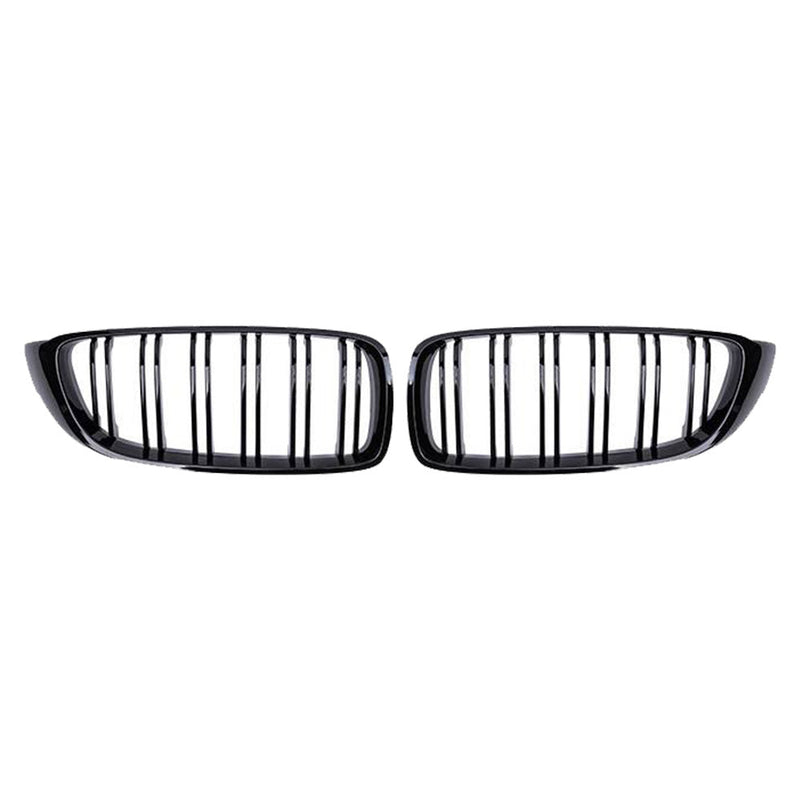 Bumper Grille to suit BMW 4 Series F32 F33 F36 Gloss Black — image 1