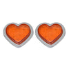 Heart 12V LED Side Marker Indicators (Pair) to suit Universal — image 1