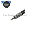 Black and silver diesel fuel injector with metallic finish for mitsubishi l200 4d56hp 4d56u model