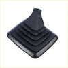 Black rubber diesel shifter lever shift boot cover with stepped design for ford f-250 f-350 1989–1997