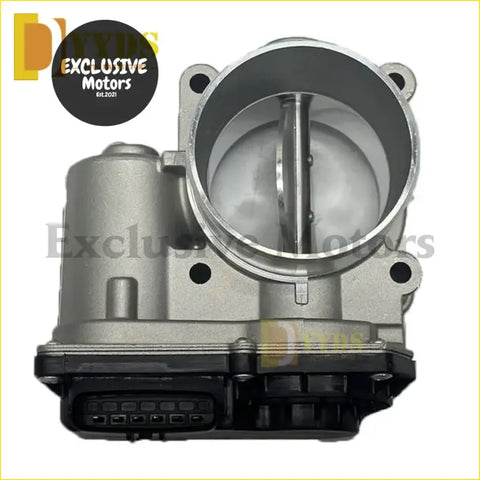 Silver metallic diesel throttle body assembly with circular intake and black plastic connector for mitsubishi pajero sport and l200
