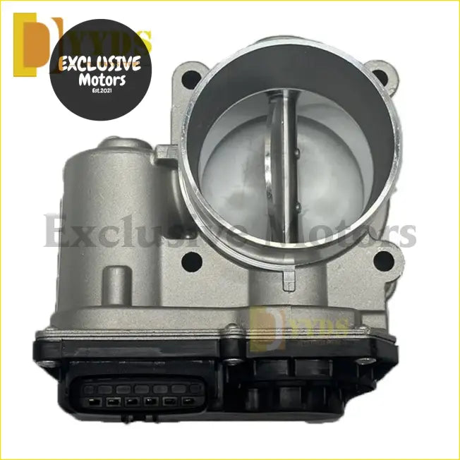 Silver metallic diesel throttle body assembly with circular intake and black plastic connector for mitsubishi pajero sport and l200