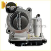 Silver metallic diesel throttle body assembly with central opening and attached cylinder for Mitsubishi Pajero Sport L200
