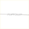 Silver metallic trim strip with two small spherical accents for ford f-150 dipstick transmission oil level indicator