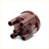 Brown plastic distributor cap with four cylindrical openings for datsun nissan 620 j13 j15 72-79 back side