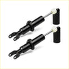 Black shock absorbers with silver rods and white rubber boots for dodge ram 1500 ds 2018 on australian rhd converted models