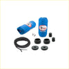 Blue airbag man inflatable air bag kit with black hoses and fittings for dodge ram 1500 dt mid 2020 on australian models