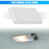 White rectangular plastic dome light cover with on off switch for Toyota 4Runner interior lighting 1984-1995