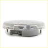 Gray plastic dome light with textured translucent cover for nissan navara d21 d22 datsun 720 1986-2004