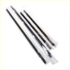 Black plastic straws individually wrapped in clear packaging shown with door belt moulding for nissan datsun sunny sentra b13 sedan