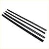 Black rubber door belt moulding strips for inner outer window weather sealing on toyota hilux 2004-2015