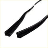 Black rubber weather stripping seals for door glass run channel use on nissan datsun 1965-1986 models