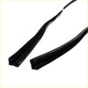 Black rubber weather stripping seals for door glass run channel fit nissan datsun 510 240z 1200 b110 b210
