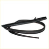 Black rubber weather stripping seal for door glass run channel on nissan sentra sunny b13 2-door sedan