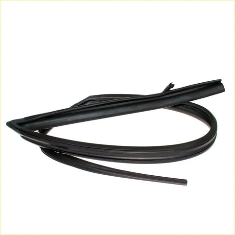 Black rubber weather stripping seal for door glass run channel on nissan sentra sunny b13 2-door sedan