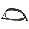 Black rubber door glass run channel seal for mitsubishi triton l200 colt extended cab shown from back side