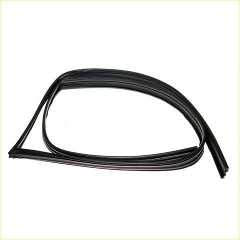 Black rubber door glass run channel seal for mitsubishi triton l200 colt extended cab shown from back side