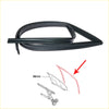 Black rubber weatherstrip door glass run channel seal for mitsubishi triton l200 colt extended cab window