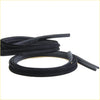 Black rubber weather stripping seal for door glass run channel x2 fit nissan datsun 510 240z 1200 b110 b210