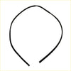 Black elastic headband with a smooth flexible band shown with door glass run channel for Nissan Datsun 620 720 2WD