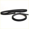 Black rubber door glass run channel seal for nissan datsun 620 720 2wd 1965 1986 showing the back side