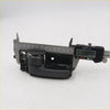 Black plastic door handle bezel for Toyota Hilux SR5 MK6 measured 49.27 mm width with digital caliper