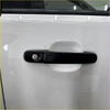 Black plastic door handle cover with keyless entry button and circular lock for ford ranger px1 px2 px3 2012-2021 everest