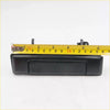 Black plastic door handle set for toyota hilux 1984-1988 with integrated pull mechanism and mounting brackets