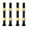 Door hinge pin kit for toyota hilux mk3 with black and gold bicycle tire valve stems shown from the back side