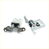 Silver metal door hinge assemblies with spring-loaded mechanism for ford bronco 3dr upper lower 1980-1996