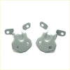 Gray metal door hinge brackets with matte finish and rounded edges for Mazda B Series Bravo B2500 B2800 UN