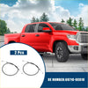 Black door inside locking cable assemblies for truck brake and clutch systems shown with red toyota tundra background