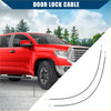 Black door lock cable with metallic ends for Toyota Tundra 2000-2023 inside locking use