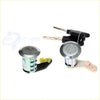Silver door lock barrels with black key fobs and matching keys for nissan platina grado sedan 2002-2010