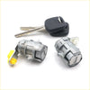 Silver door lock cylinder with black key and yellow latch for toyota hilux ute ln107 rn110 yn106 1988-1997