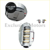 Chrome finished motorcycle cylinder lock with brass springs for door lock and key toyota 4runner hilux left side