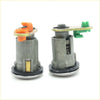 Gray metal door lock cylinders with orange and green plastic parts for mitsubishi triton dodge ram 50 l200 1978-1986
