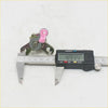 A metallic door lock lh set for nissan caravan urvan e25 estate with a pink plastic handle measured 49.44 mm