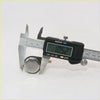 A shiny metallic key for nissan datsun 720 1979-1986 measured at 10.52 mm with digital caliper for door locks