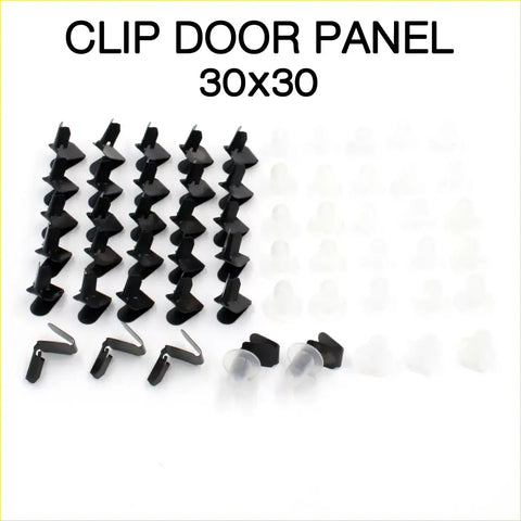 Black plastic door panel clips 30x30 made for mazda 808 r100 rx2 rx3 rx4 1000 1200 1968-1985 cars