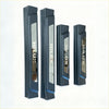 Set of four black plastic door sill protectors with silver hilux lettering for toyota hilux 2015-2025