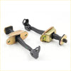 Black and gold door strap stopper set for Nissan Navara D40 2004-2018 with sturdy metal latch assemblies