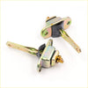 Gold metal car door strap stopper set with black rubber grips for nissan navara king cab 1986-1997
