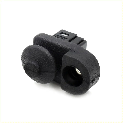 Black rubberized door switch assembly with textured surface and integrated connector for nissan quest elgrand 2011-2013
