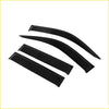 Black vinyl door visors window monsoons weather shields for ranger pj pk protecting car doors from rain and sun